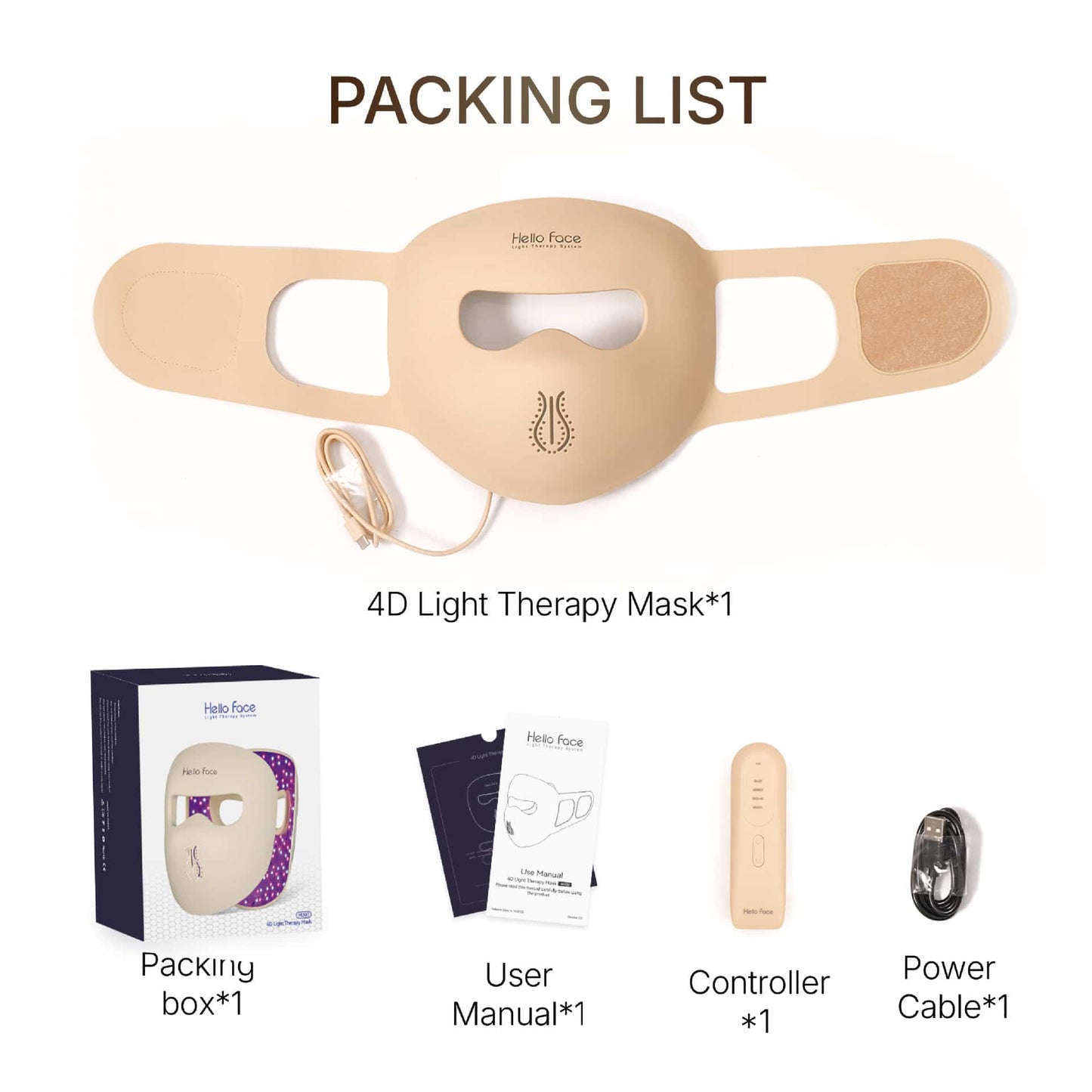 Premium 4D LED Therapy Mask