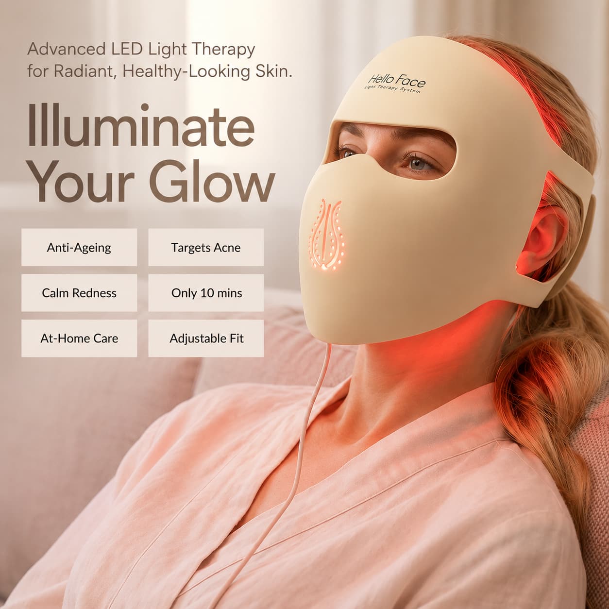Premium 4D LED Therapy Mask