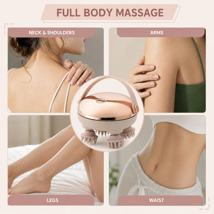Electric Scalp Massager – Rechargeable Waterproof Head Massage Brush